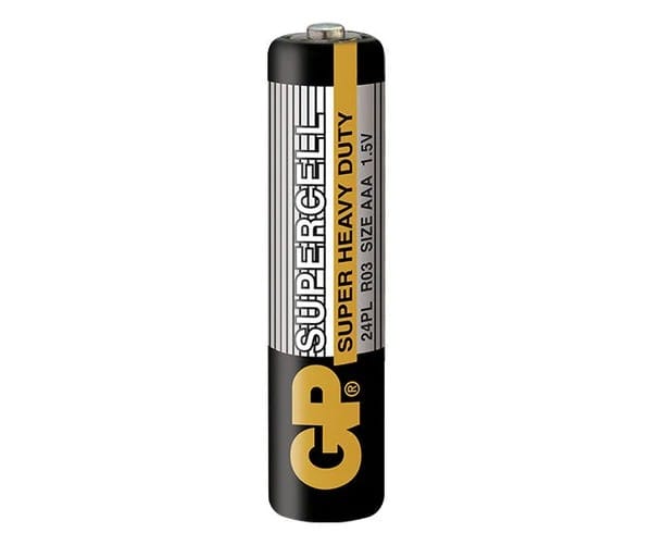 ถ่านคาร์บอนซิงค์ GP CABON ZINC SUPERCELL AAAX4 (1 กล่อง 10 แพ็ค)_3