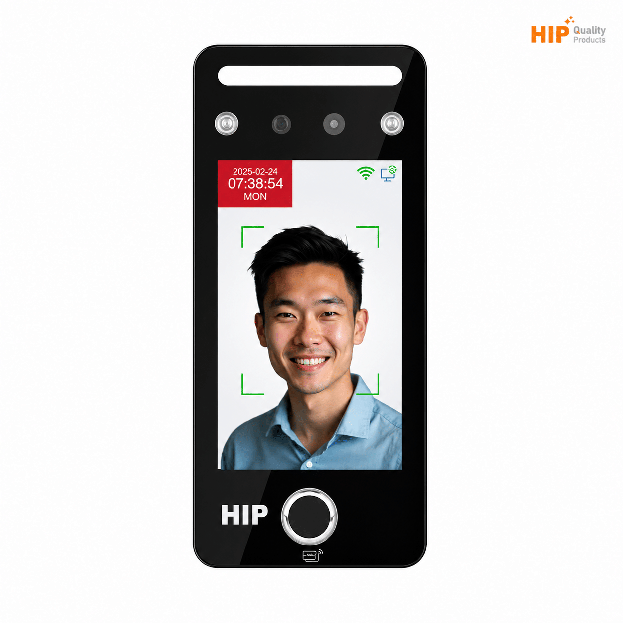 เครื่องสแกนใบหน้า HIP รุ่น CIF55C สีดำ