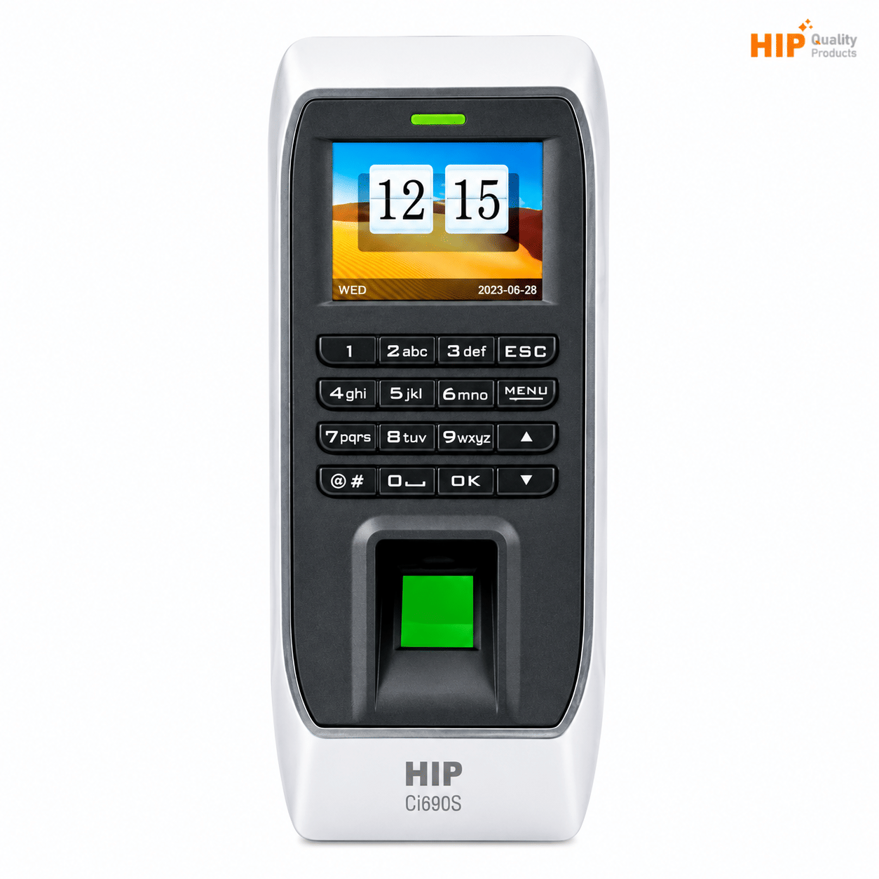 เครื่องสแกนลายนิ้วมือ HIP รุ่น CI690S BLACK รองรับ 10000 USER