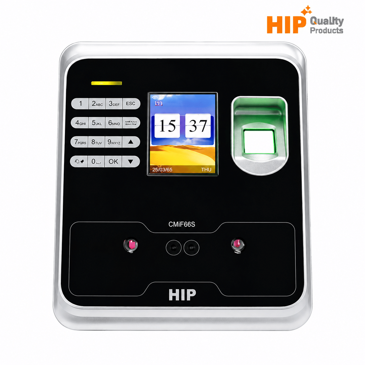เครื่องสแกนใบหน้า HIP รุ่น CMIF68S สีดำ