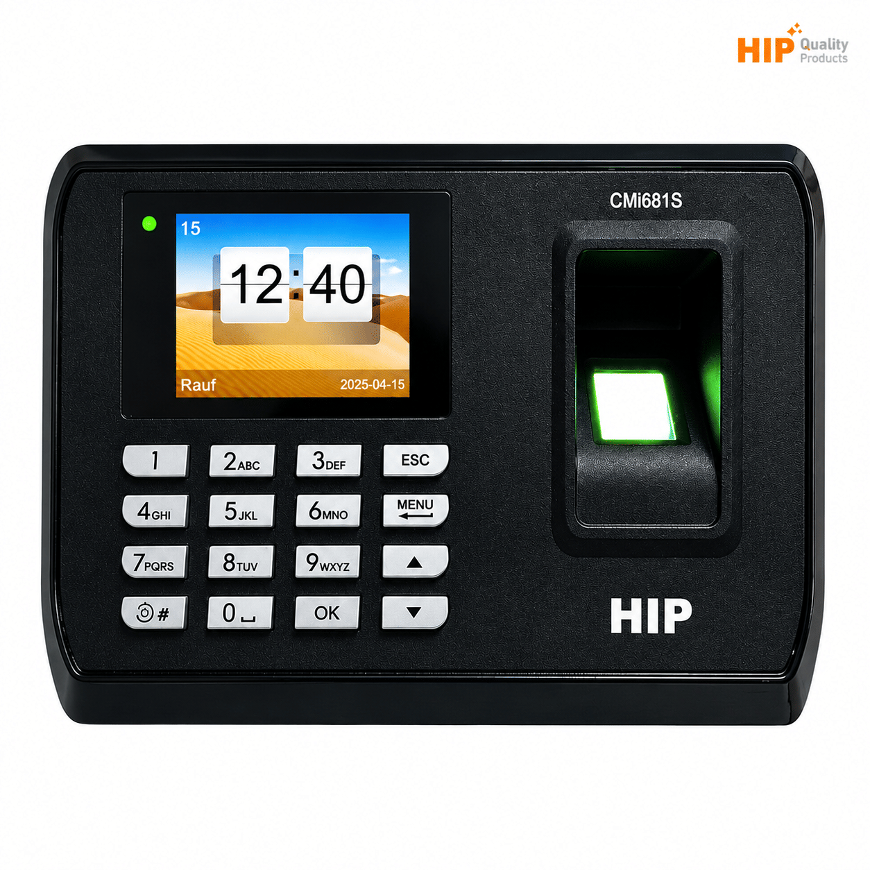 เครื่องสแกนลายนิ้วมือ HIP รุ่น CMI681S สีดำ_0