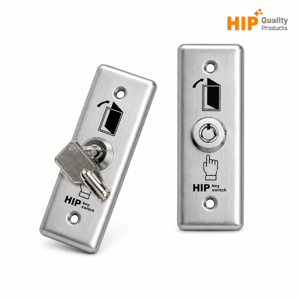 สวิตช์กุญแจฉุกเฉิน HIP รุ่น ABK801K สีเงิน_1