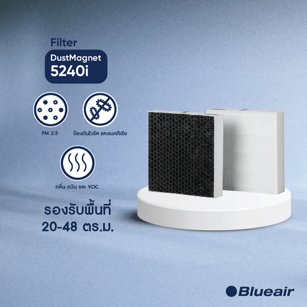 ไส้กรองอากาศ BLUEAIR ซีรี่ย์ DUSTMAGNET 5240I , 5210I เน้นกรองฝุ่นและกลิ่น_1