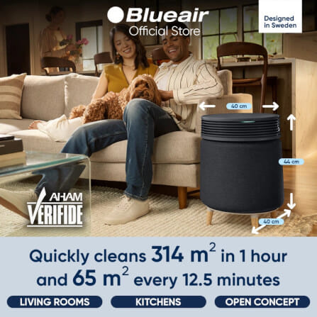 เครื่องฟอกอากาศ BLUEAIR รุ่น BLUE SIGNATURE (เหมาะกับพื้นที่ 65-156 ตร.ม.)_5