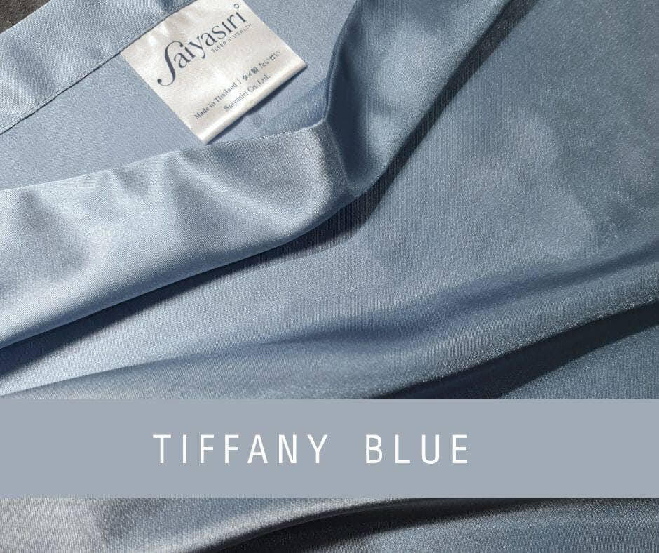 ผ้าปูที่นอน SAIYASIRI รุ่น SIGNATURE ขนาด 6 ฟุต  สี TIFFANY BLUE