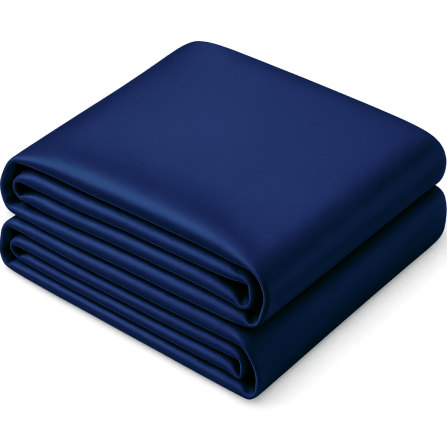 ผ้าปูที่นอน SAIYASIRI รุ่น SIGNATURE ขนาด 3.5 ฟุต สี NAVY BLUE_0