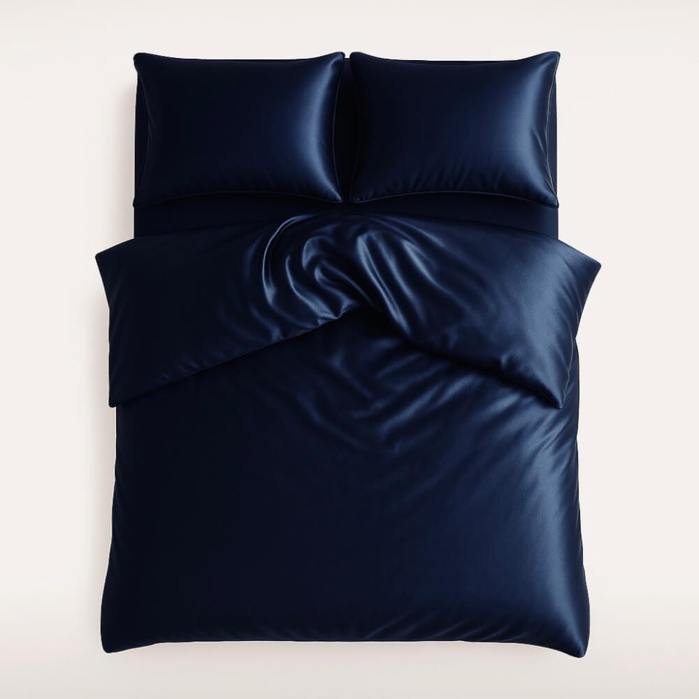 ชุดเครื่องนอน SAIYASIRI รุ่น SIGNATURE เซ็ต 5 ชิ้น ขนาด 5 ฟุต สี NAVY BLUE