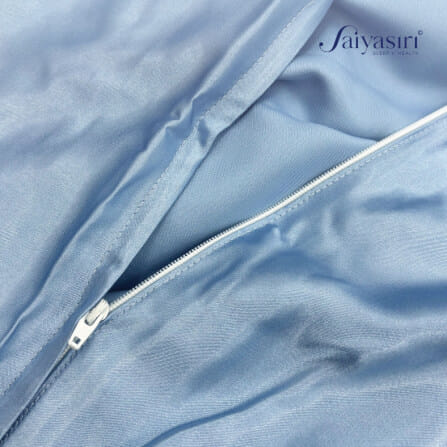 ปลอกผ้านวม SAIYASIRI รุ่น SIGNATURE ขนาด 5 ฟุต สี TIFFANY BLUE_2