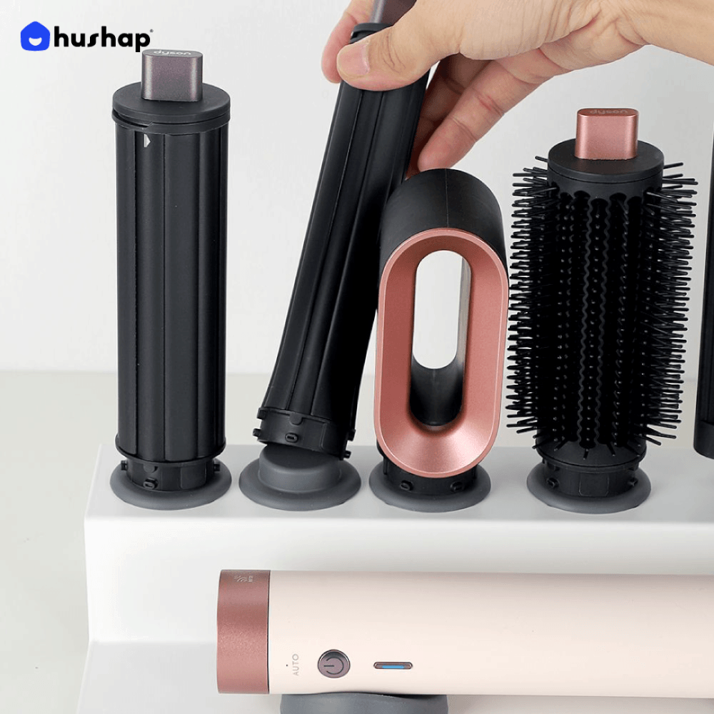 ที่วางไดร์ม้วนผม HUSHAP สีดำ เก็บหัวอุปกรณ์ได้ 6 หัว สำหรับ DYSON AIRWRAP HS01, HD05, HD08, HS09_4