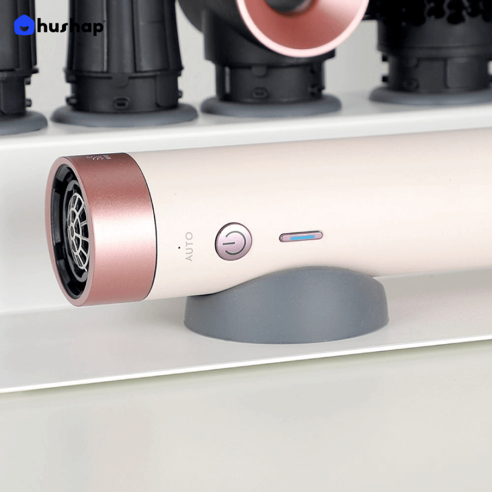 ที่วางไดร์ม้วนผม HUSHAP สีดำ เก็บหัวอุปกรณ์ได้ 6 หัว สำหรับ DYSON AIRWRAP HS01, HD05, HD08, HS09_5