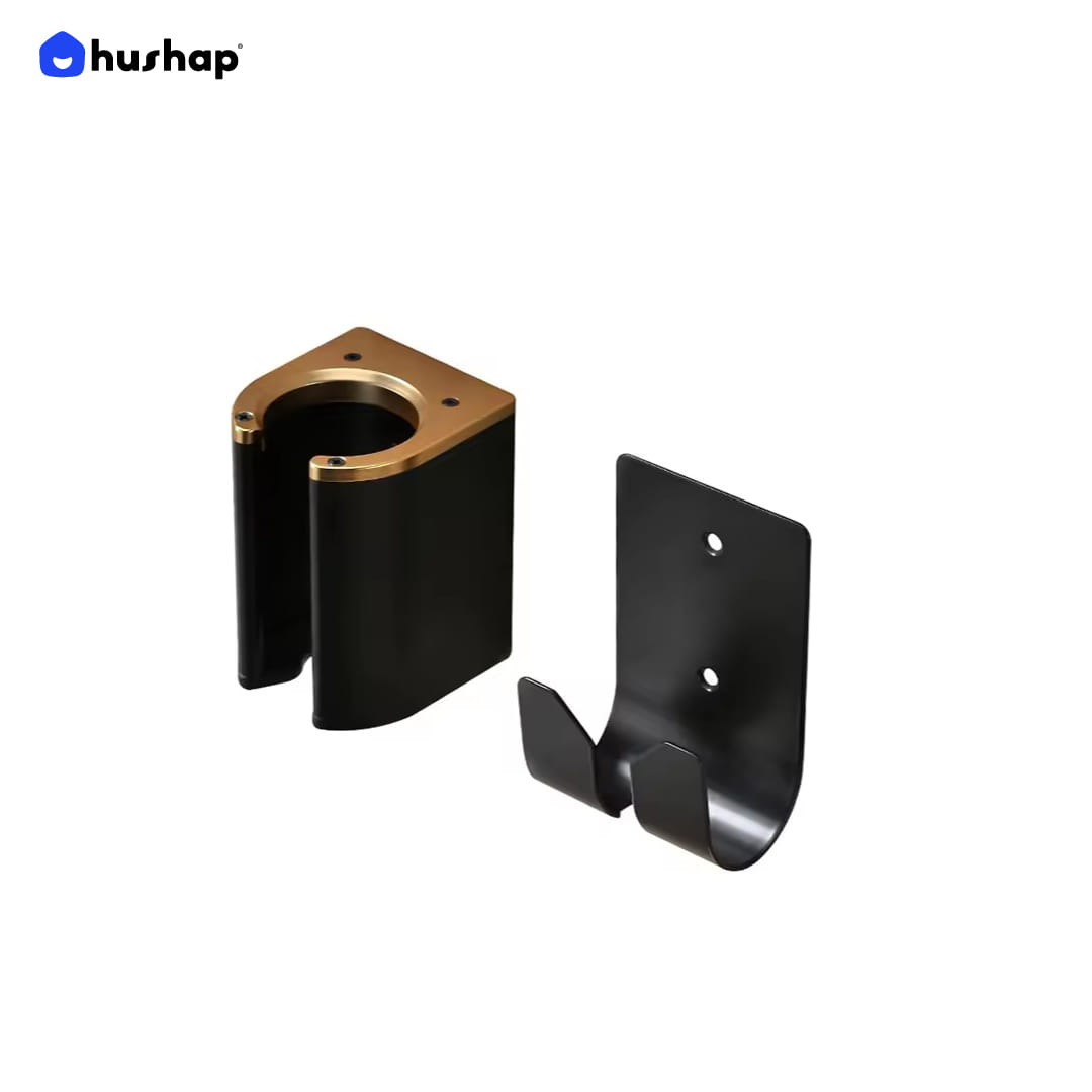 ที่วางไดร์เป่าผม แบบติดผนัง HUSHAP รุ่น BW-05B สีดำ สำหรับ DYSON AIRSTRAIT, AIRWRAP, CORRALE, SUPERSONIC_1