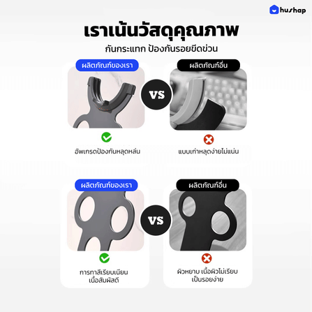 ที่วางไดร์เป่าผม HUSHAP อัพเกรดความสูง สีเทา เก็บหัวอุปกรณ์ได้ 5 หัว สีเทา สำหรับ DYSON SUPERSONIC HD08, HD15, HD16_7