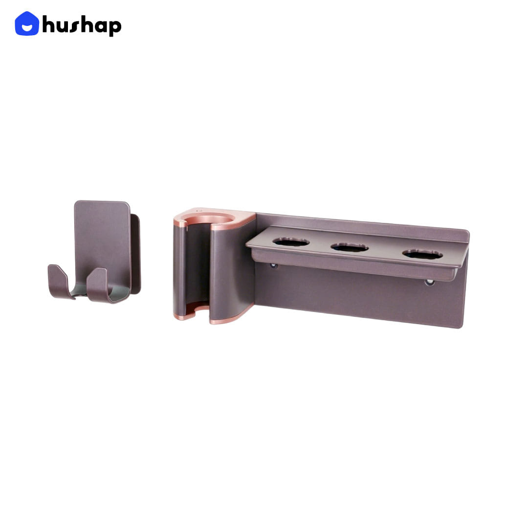 ที่วางไดร์เป่าผม แบบติดผนัง HUSHAP รุ่น BW-85 สีม่วงแจสเปอร์พลัม สำหรับ DYSON AIRWRAP HS09 (CO-ANDA 2X)_0