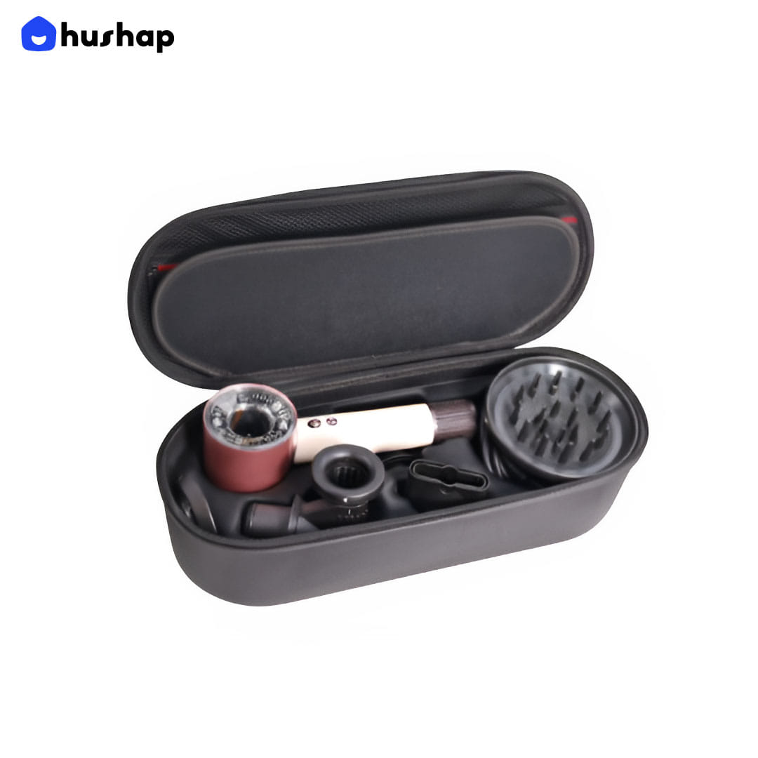 กระเป๋าเก็บไดร์ HUSHAP รุ่น TRAVEL CARRY สำหรับ DYSON SUPERSONIC HD08, HD15, HD16 ขนาด 13.5X42X16.5 CM สีดำ_0