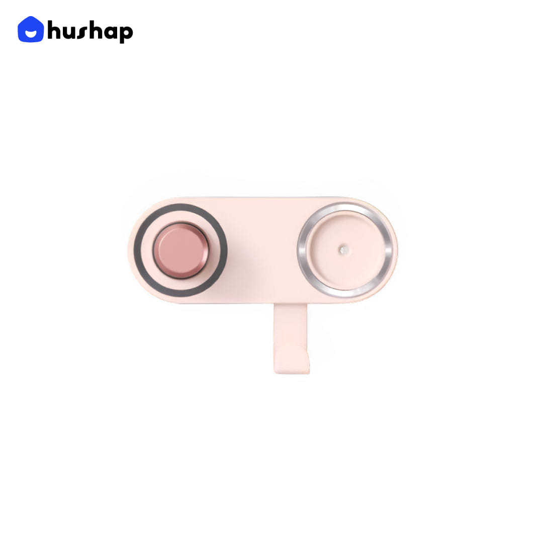 ที่วางไดร์เป่าผมแบบติดผนัง HUSHAP BC-19 สีชมพู_0