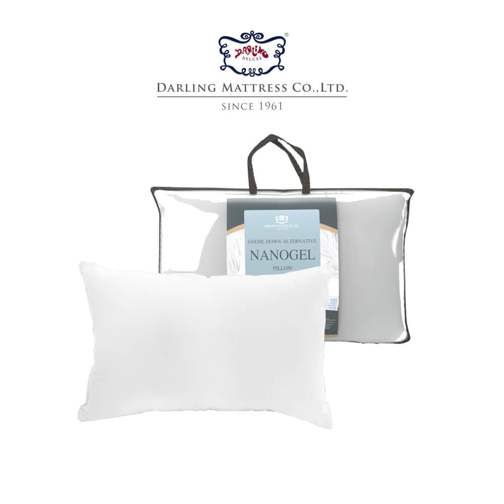 หมอนหนุน DARLING MATTRESS รุ่นขนห่านเทียมนาโนเจล