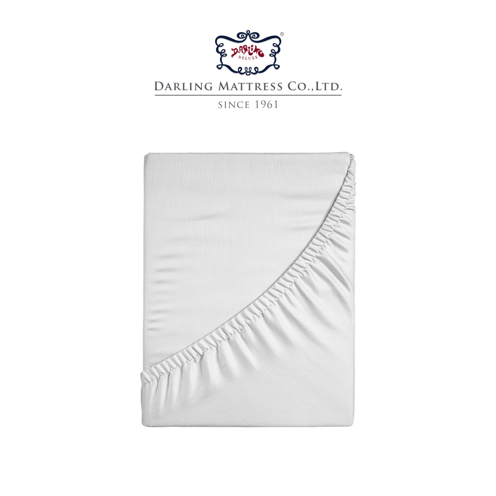 ผ้ารองกันเปื้อนกันน้ำ 3.5 ฟุต DARLING MATTRESS รุ่นเพลนไวท์_0