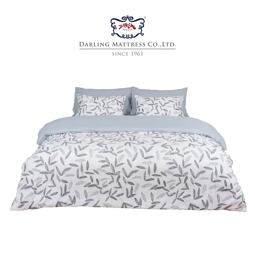 ชุดผ้าปูผ้านวม 3.5 ฟุต DARLING MATTRESS รุ่น2 สี 2 สไตล์ ลายลีฟลี่