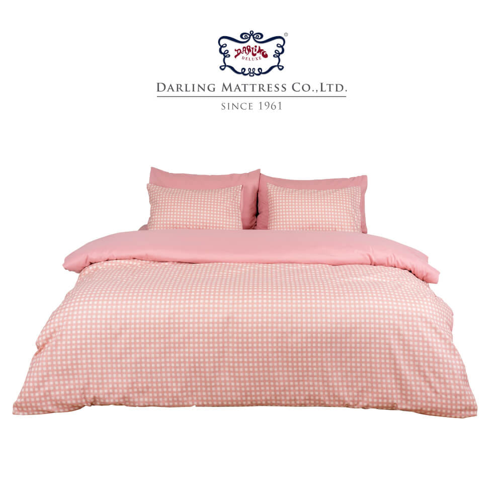 ชุดผ้าปูผ้านวม 5 ฟุต DARLING MATTRESS รุ่น2 สี 2 สไตล์ ลายแคนดี้_0