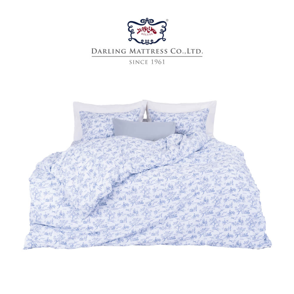 ชุดผ้าปูผ้านวม 3.5 ฟุต DARLING MATTRESS รุ่นลายดอกไม้ ลายวิคทอเรีย_8