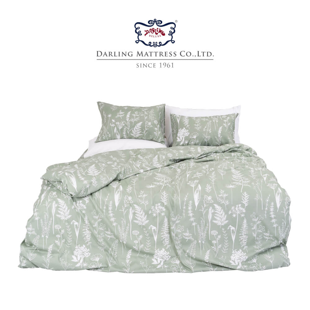 ชุดผ้าปูผ้านวม 3.5 ฟุต DARLING MATTRESS รุ่นลายดอกไม้ ลายสปริงฟิลด์