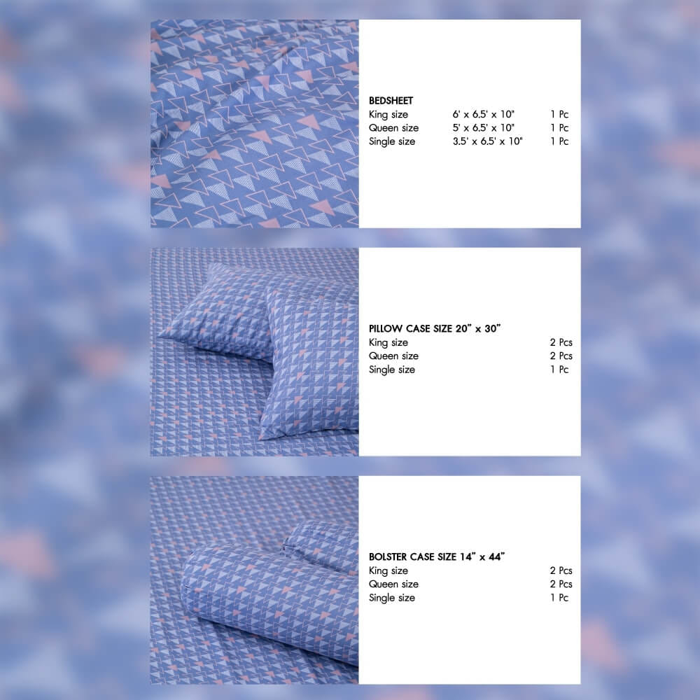 ชุดผ้าปูผ้านวม 3.5 ฟุต DARLING MATTRESS รุ่นแอบสแตรกต์ ลายสเตลล่า