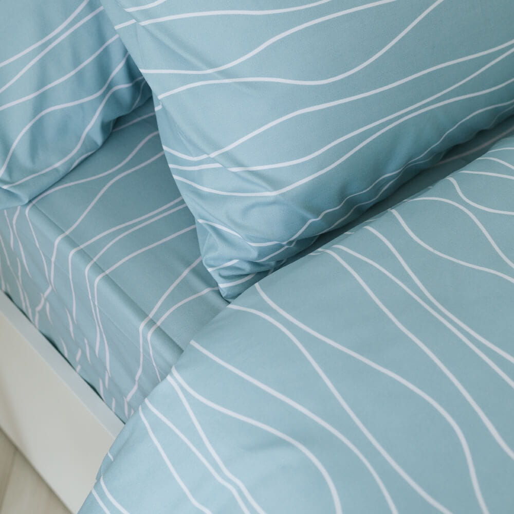 ชุดผ้าปูผ้านวม 3.5 ฟุต DARLING MATTRESS รุ่นแอบสแตรกต์ ลายไอวอรี่