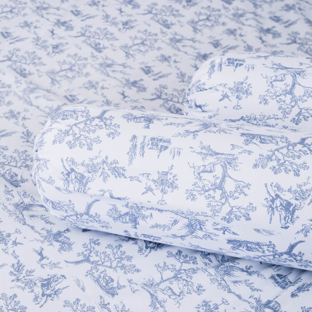 ชุดผ้าปูผ้านวม 6 ฟุต DARLING MATTRESS รุ่นลายดอกไม้ ลายวิคทอเรีย