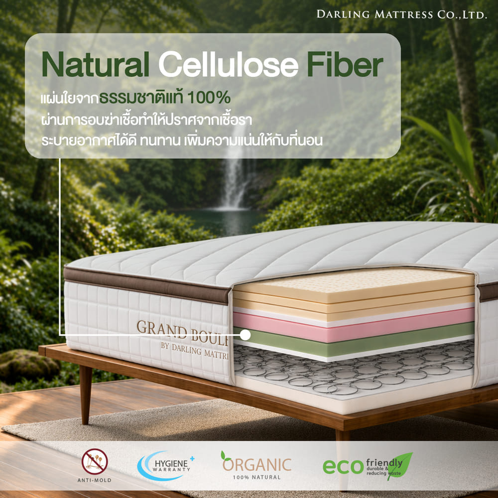 ที่นอนสปริงแบบนุ่ม 3.5 ฟุต DARLING MATTRESS รุ่นแกรนด์บูเลอร์วาร์ด_6