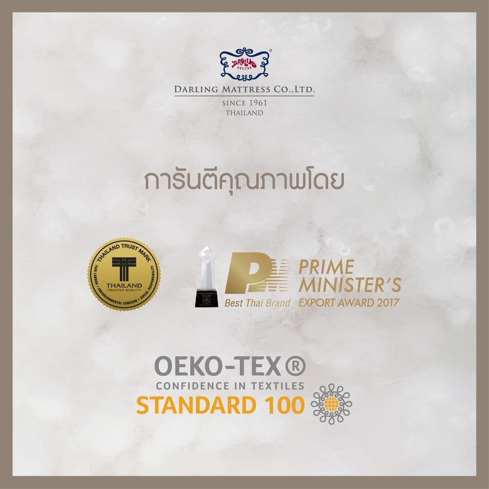 หมอนหนุน DARLING MATTRESS รุ่นใยบอลเคลือบซิลิโคนดรีมไทม์ รุ่นแน่น แพ็คคู่