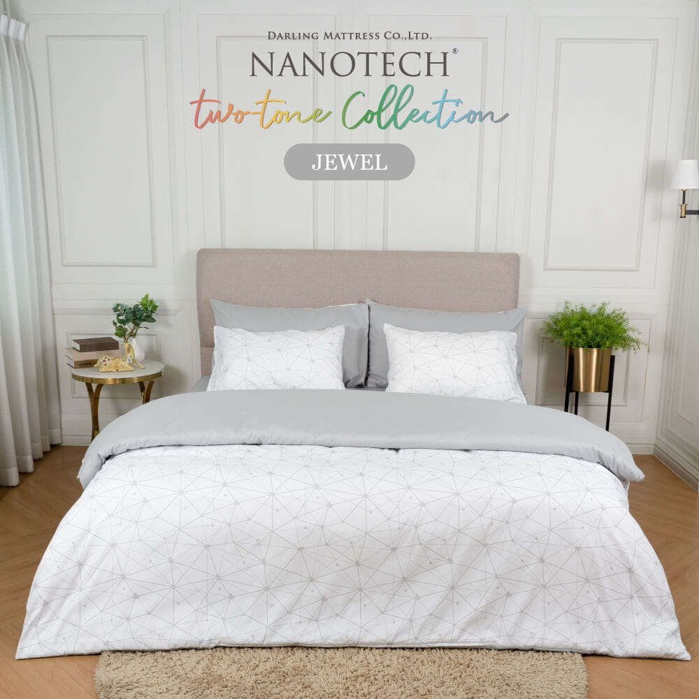 ชุดผ้าปูผ้านวม 5 ฟุต DARLING MATTRESS รุ่น2 สี 2 สไตล์ ลายจีเวล_8