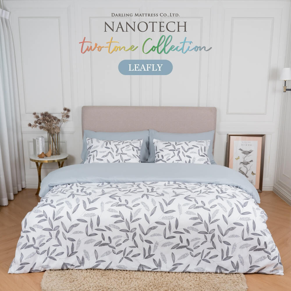 ชุดผ้าปูผ้านวม 3.5 ฟุต DARLING MATTRESS รุ่น2 สี 2 สไตล์ ลายลีฟลี่_9