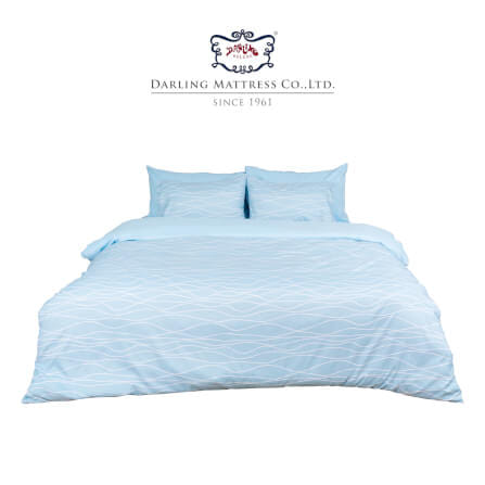 ชุดผ้าปูผ้านวม 6 ฟุต DARLING MATTRESS รุ่น2 สี 2 สไตล์ ลายริวารี่_0