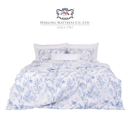 ชุดผ้าปูผ้านวม 3.5 ฟุต DARLING MATTRESS รุ่นลายดอกไม้ ลายออเดรย์