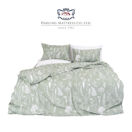ชุดผ้าปูผ้านวม 3.5 ฟุต DARLING MATTRESS รุ่นลายดอกไม้ ลายสปริงฟิลด์