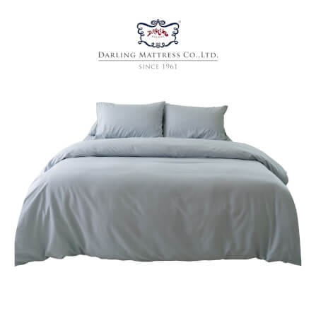 ชุดผ้าปูผ้านวม 3.5 ฟุต DARLING MATTRESS รุ่นสีพื้น สีเพิร์ลบลู