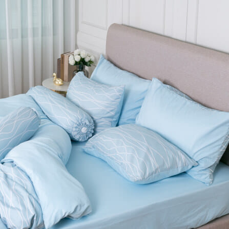 ชุดผ้าปูผ้านวม 3.5 ฟุต DARLING MATTRESS รุ่น2 สี 2 สไตล์ ลายริวารี่_1