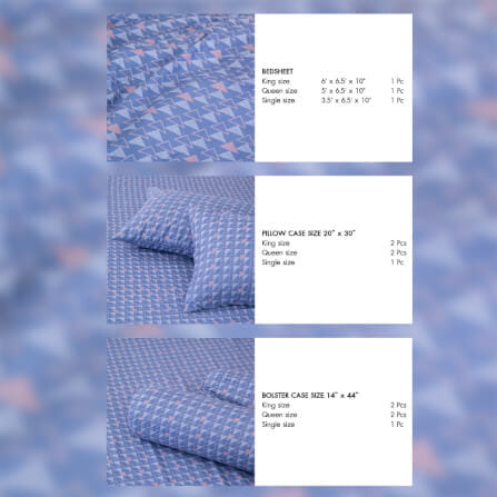 ชุดผ้าปูผ้านวม 3.5 ฟุต DARLING MATTRESS รุ่นแอบสแตรกต์ ลายสเตลล่า_2