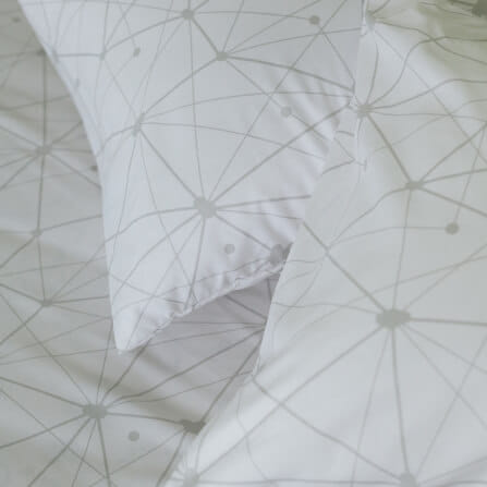 ชุดผ้าปูผ้านวม 5 ฟุต DARLING MATTRESS รุ่นแอบสแตรกต์ ลายไดมอนด์_2
