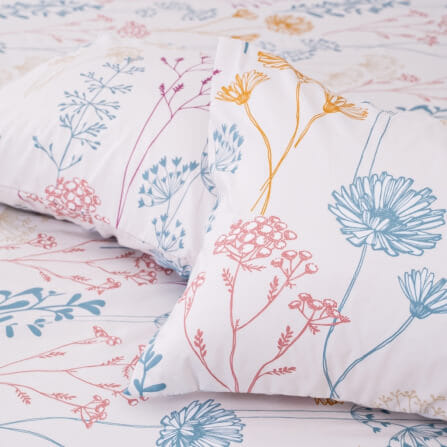 ชุดผ้าปูผ้านวม 6 ฟุต DARLING MATTRESS รุ่นลายดอกไม้ ลายเอมิลี่_4