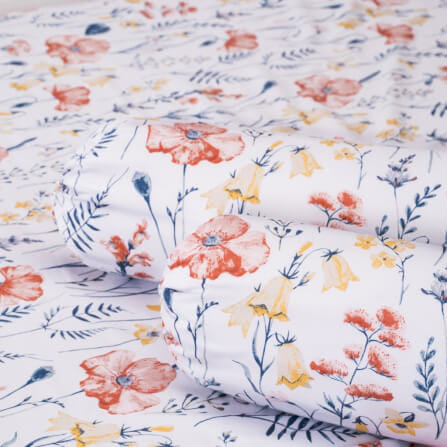 ชุดผ้าปูผ้านวม 6 ฟุต DARLING MATTRESS รุ่นลายดอกไม้ ลายบลอสซั่ม_5