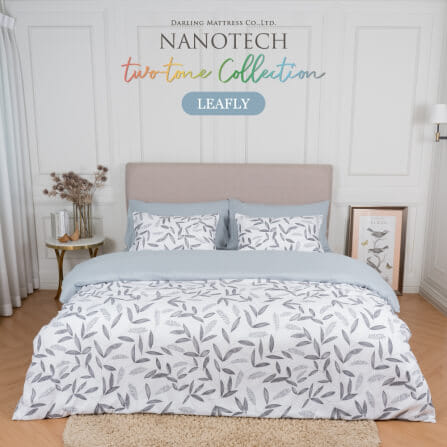 ชุดผ้าปูผ้านวม 5 ฟุต DARLING MATTRESS รุ่น2 สี 2 สไตล์ ลายลีฟลี่_9