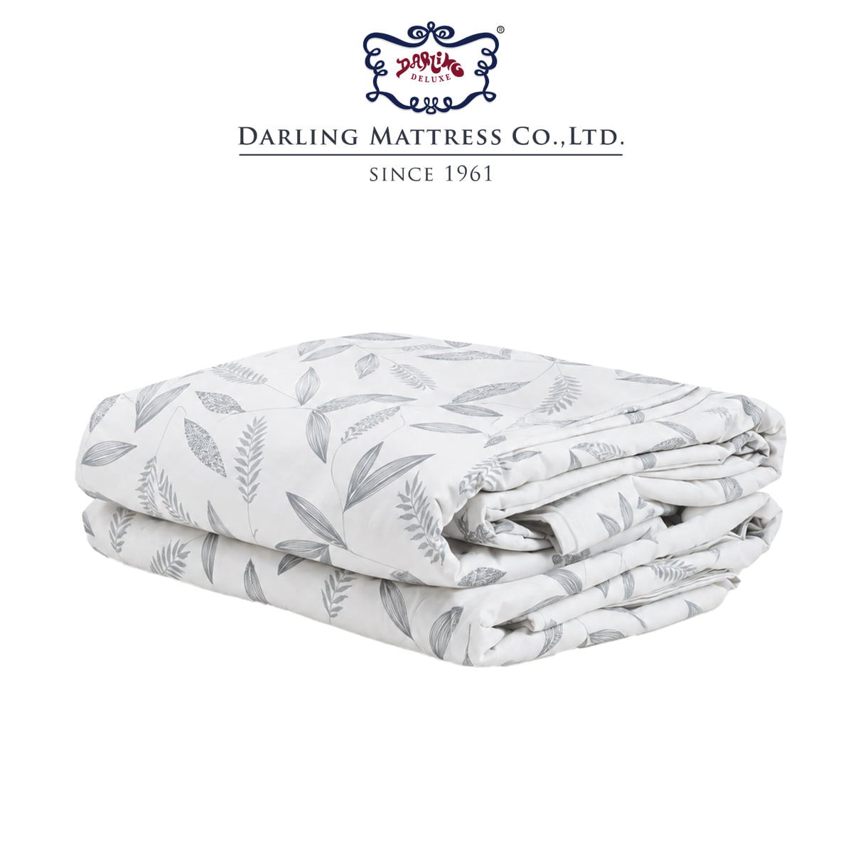 ปลอกผ้าห่มนวม DARLING MATTRESS รุ่นนาโนเทค ใช้กับไส้นวมขนาด 90X100 นิ้ว ลายลีฟ_0