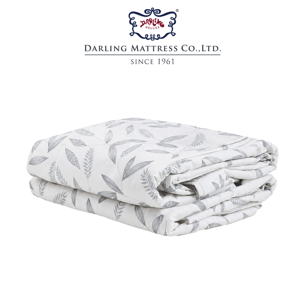 ปลอกผ้าห่มนวม DARLING MATTRESS รุ่นนาโนเทค ใช้กับไส้นวมขนาด 80X90 นิ้ว ลายลีฟ_0