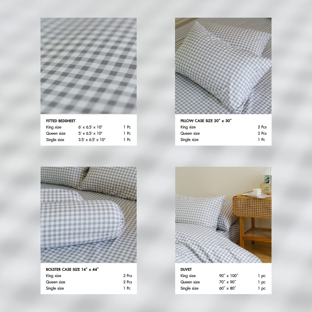 ปลอกผ้าห่มนวม DARLING MATTRESS รุ่นนาโนเทค ใช้กับไส้นวมขนาด 60X80 นิ้ว ลายสก๊อตเทา_1