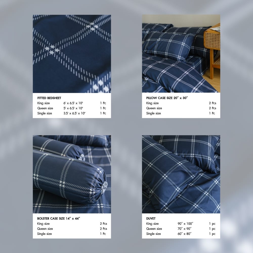 ปลอกผ้าห่มนวม DARLING MATTRESS รุ่นนาโนเทค ใช้กับไส้นวมขนาด 60X80 นิ้ว ลายเดนิม_2
