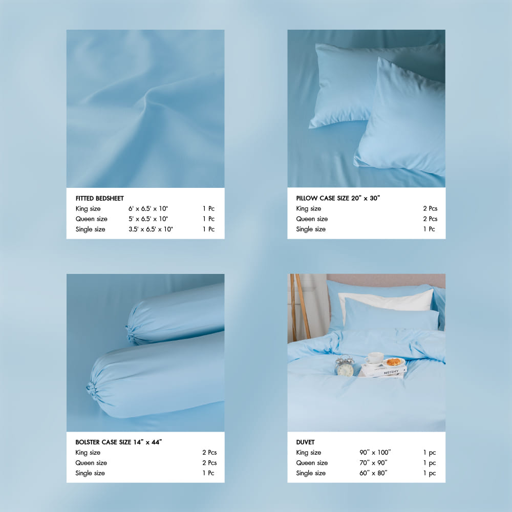 ปลอกผ้าห่มนวม DARLING MATTRESS รุ่นนาโนเทค ใช้กับไส้นวมขนาด 60X80 นิ้ว ลายเบบี้บลู_4