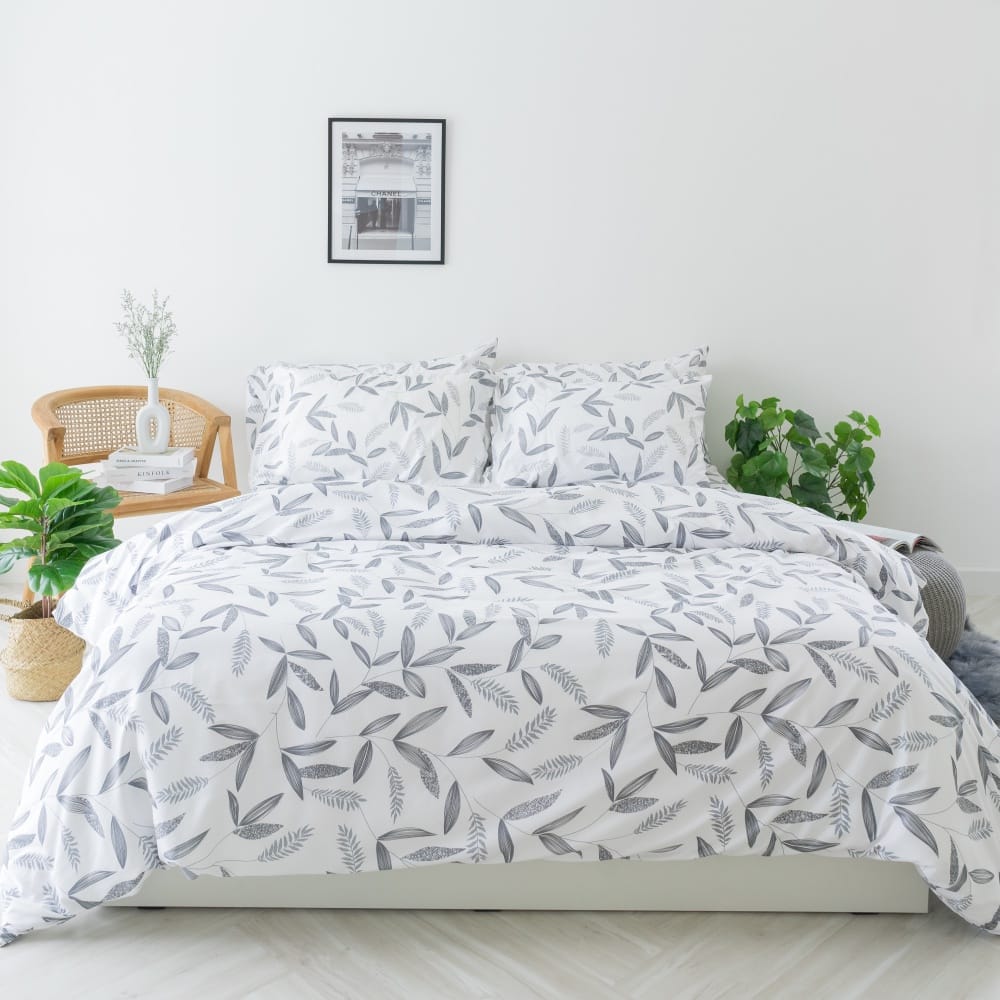 ปลอกผ้าห่มนวม DARLING MATTRESS รุ่นนาโนเทค ใช้กับไส้นวมขนาด 80X90 นิ้ว ลายลีฟ_8