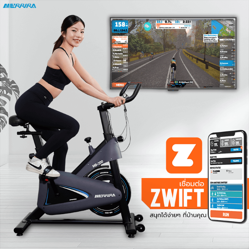 จักรยาน Spin Bike MERRIRA รุ่น Sparrow MB-200_1
