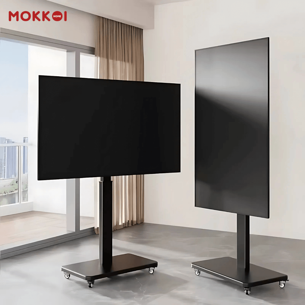 ขาตั้งทีวี MOKKOI HOME รุ่น KM-1600 BLACK สีดำ